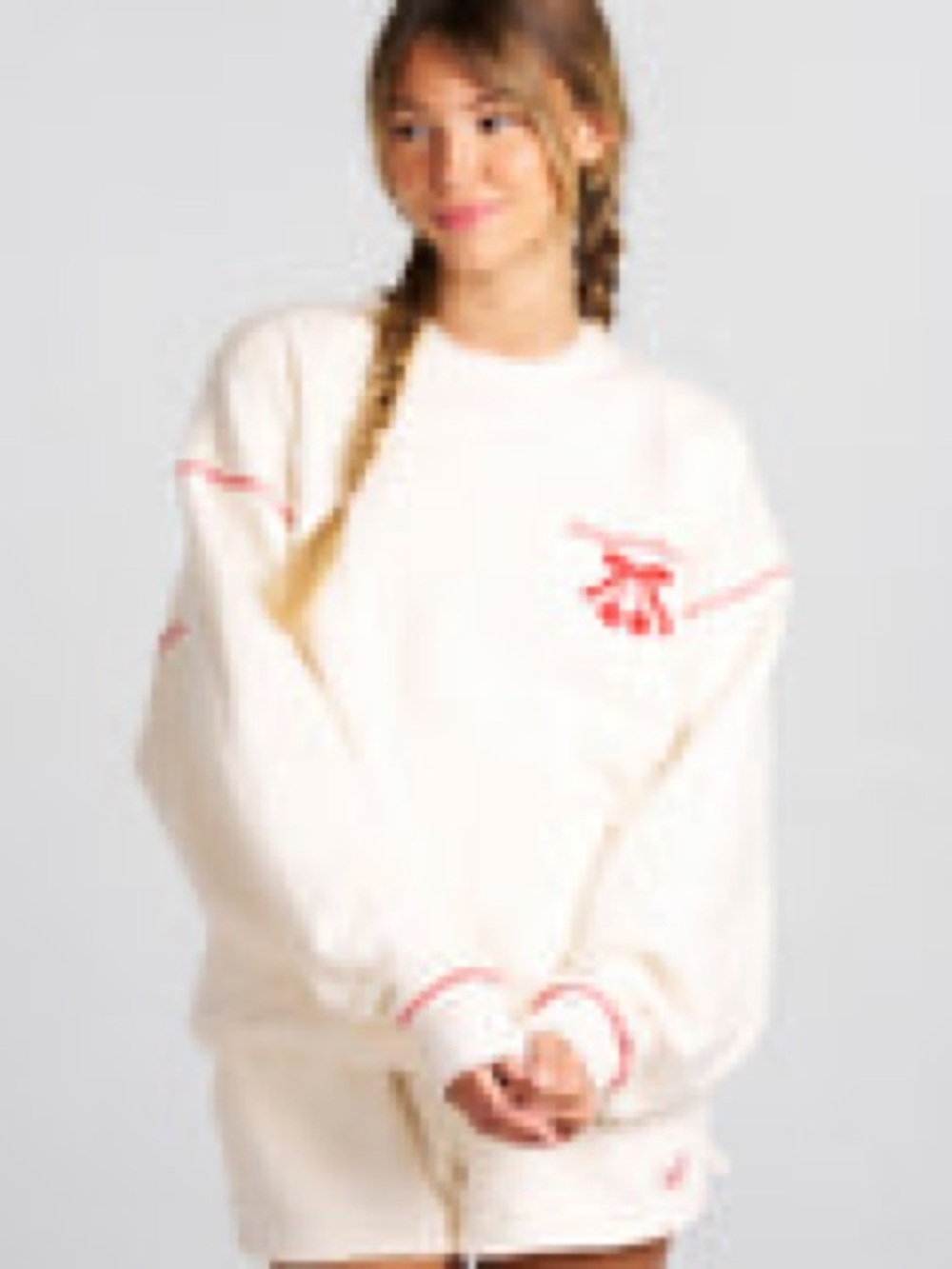 Women’s Dairy Boy Cherry Stitch Pullover szXS brand new sold out sweatshirt top